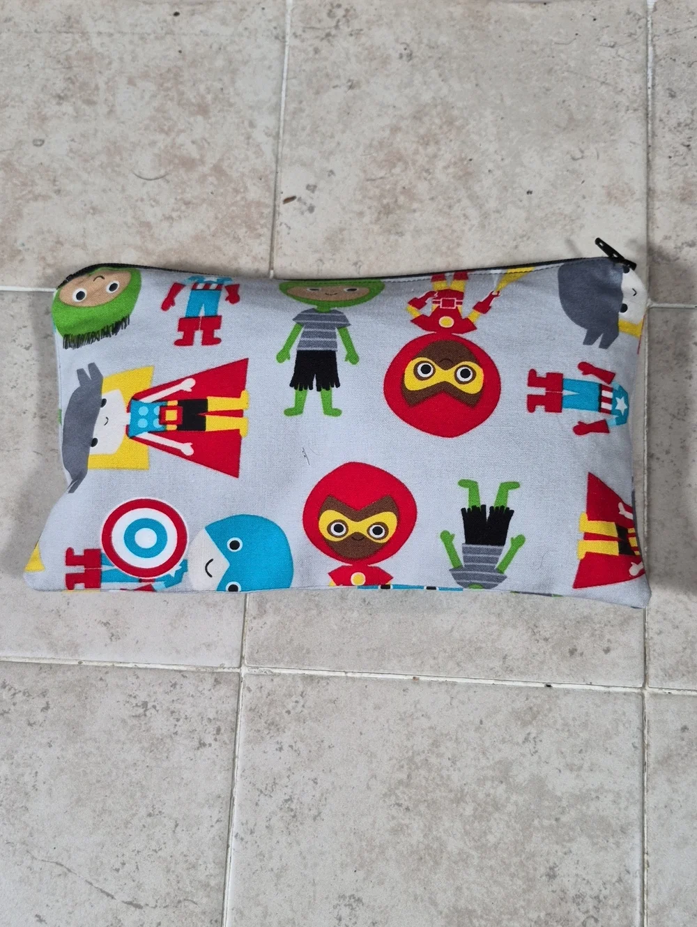 Superhero Zip Travel Bag